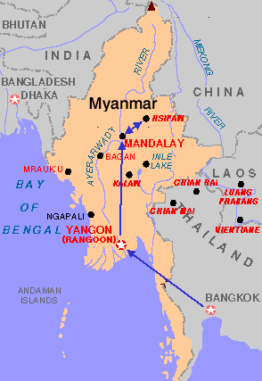Recorrido por Myanmar