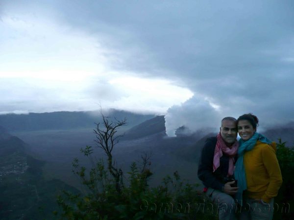 Amanecer en el volcán Bromo