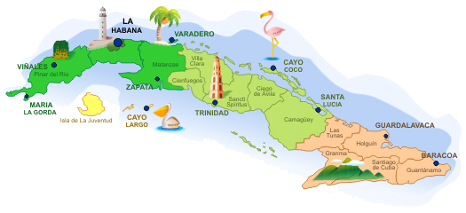 Mapa-Cuba
