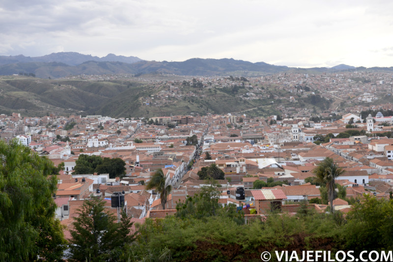 Vistas desde el Mirador de la Recoleta de Sucre