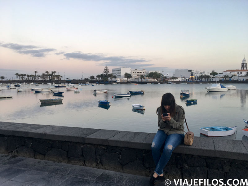 Ciudad de Arrecife, capital de Lanzarote