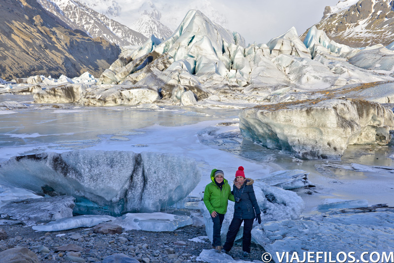 Glaciar Svinafellsjokull. Imprescindible en una semana de viaje por Islandia