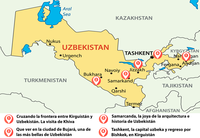Recorrido de viajefilos de 10 días en Uzbekistán