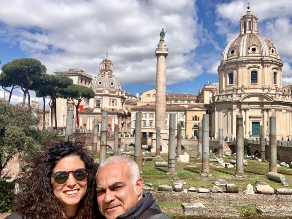Selfie en Roma