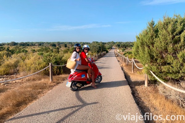Alquiler de moto en Formentera