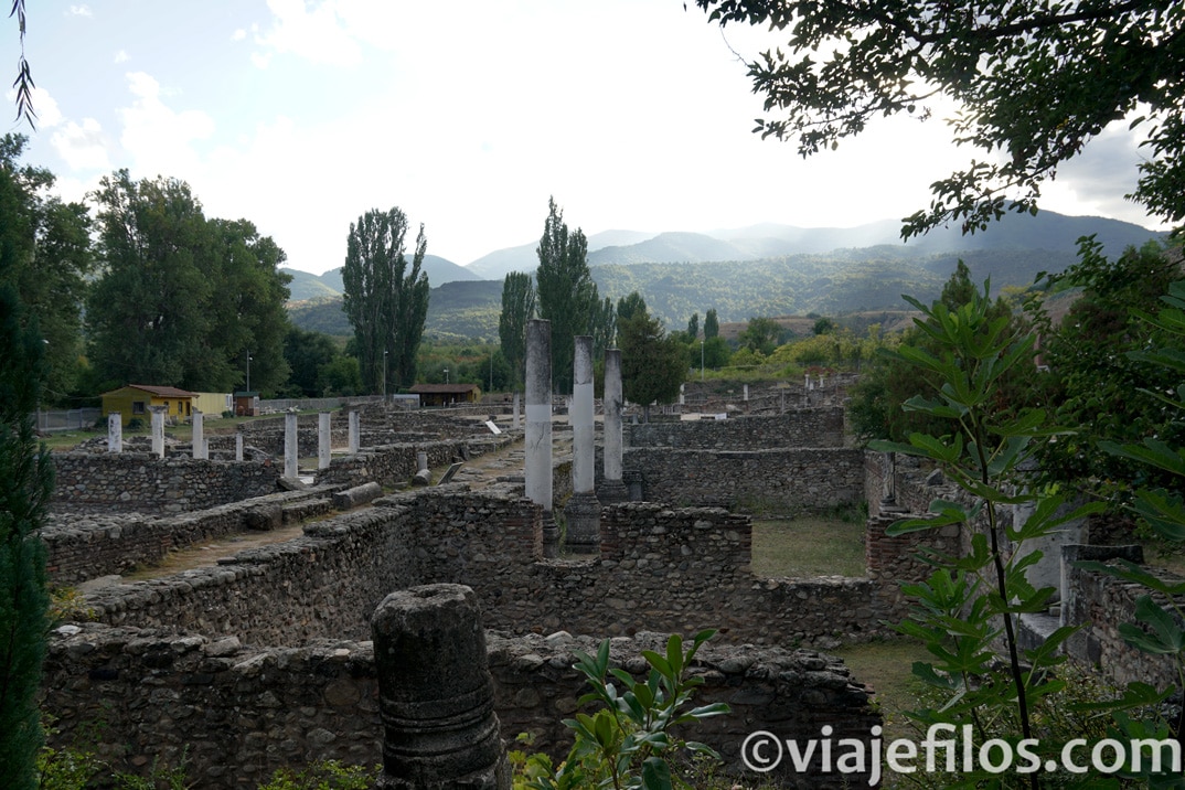 Yacimiento arqueológico de Heraclia Lyncentis en los alrededores de Bitola