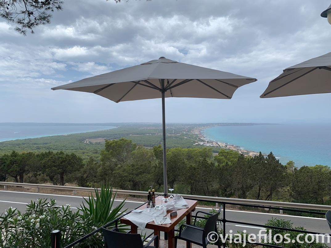 El restaurante del Mirador, una 10 experiencias imprescindibles en Formentera