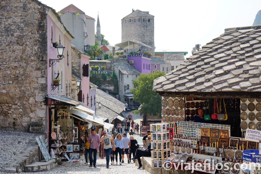 La calle Kujundziluk, la calle del oro de Mostar