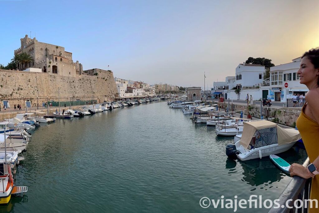 Puerto de Ciudadela, otro de los imprescindibles en una ruta de una semana en Menorca