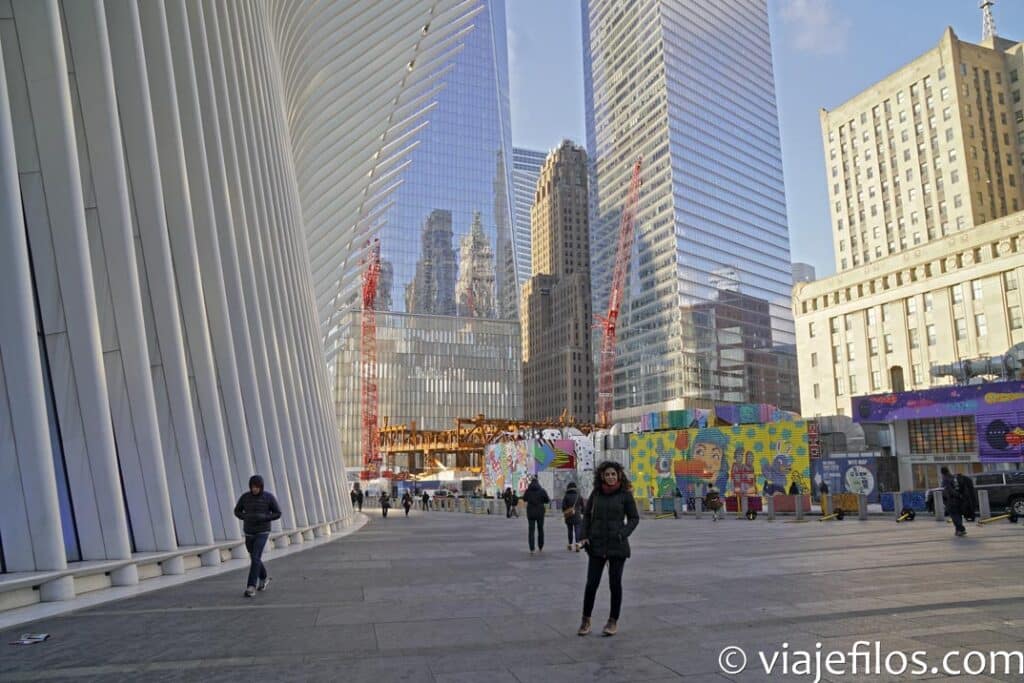 El Oculus, el One Trade Center y el Memorial del 11S