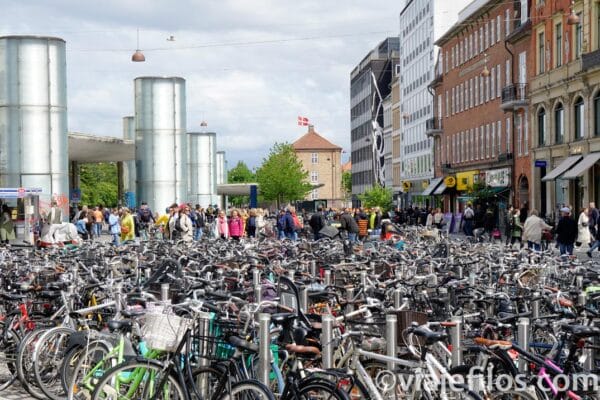 Hay tantas bicicletas y canales en Copenhague que se puede convertir en un bien medio de transporte