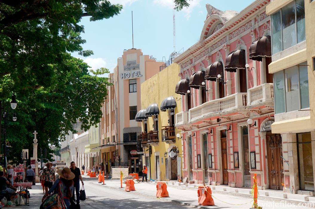 Las coloridas calles y fachadas de Mérida
