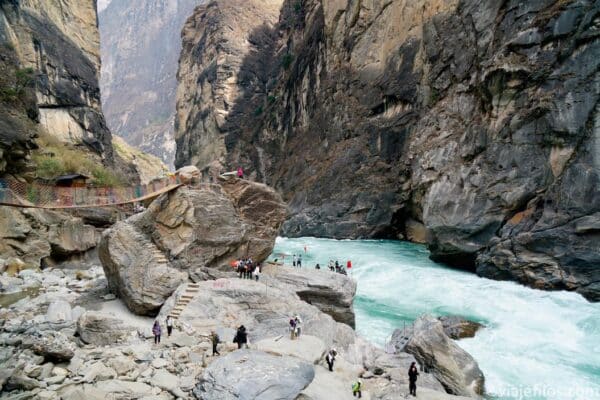 El trekking de la graganta del Salto del Tigr