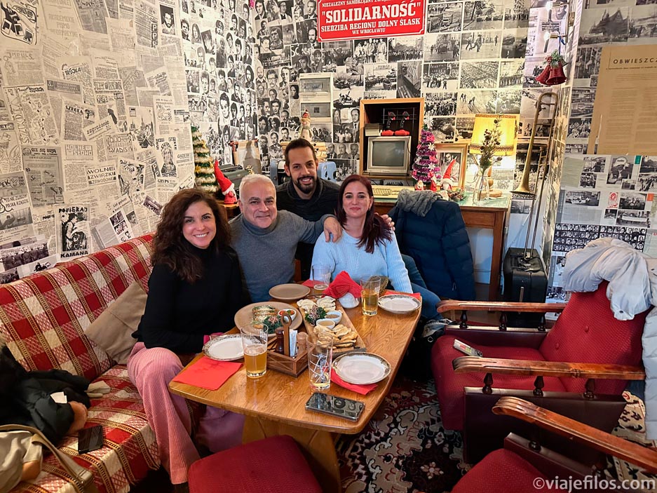 Restaurante Konspira de Wroclaw, un clásico de la ciudad