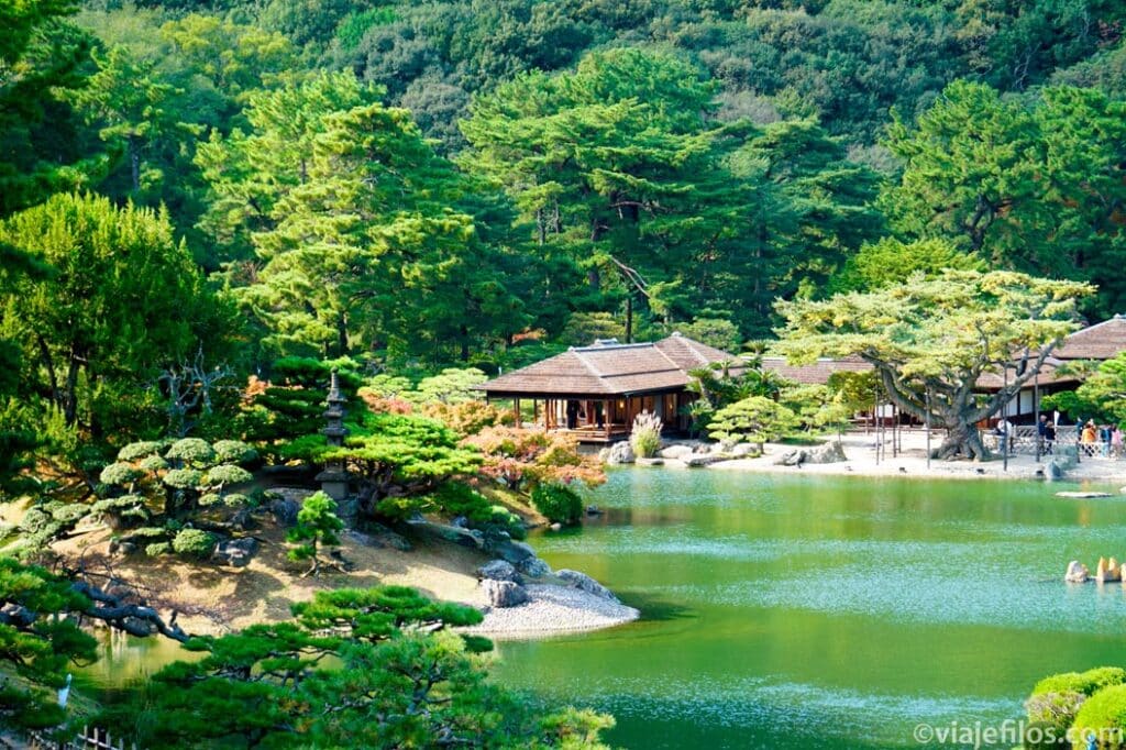 Ritsurin garden, uno de los jardines más bonitos de Japón