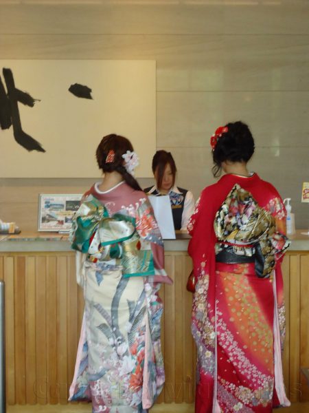Kimonos en Japon