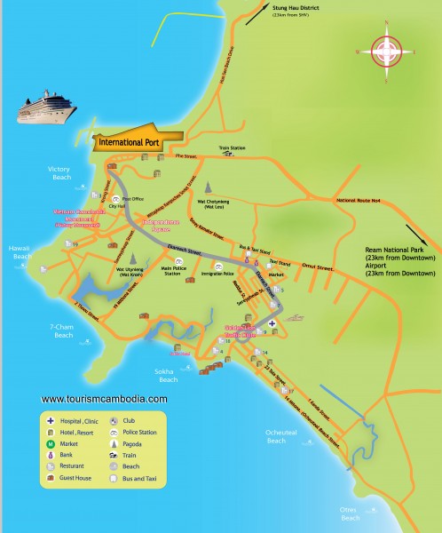 Mapa Sihanouk-ville