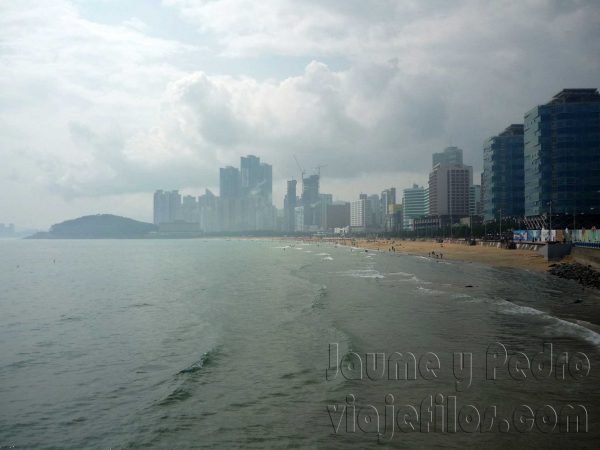 La playa de Busan La playa de Busan